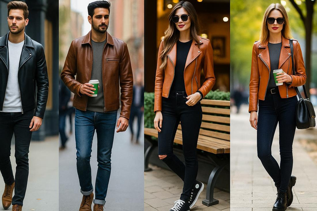 How to Style Leather Jackets for Work and Weekend Wear