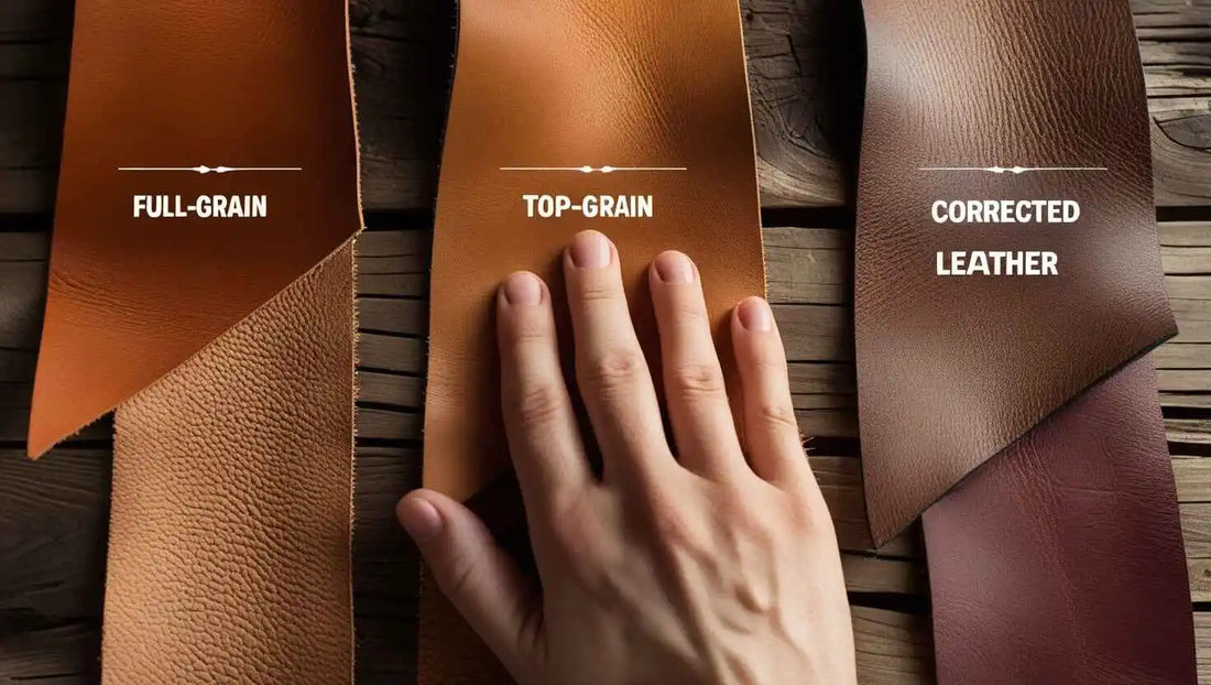 How to Identify Full Grain, Top Grain & Corrected Leather by Touch