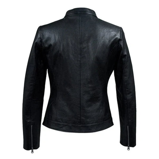 Women’s Black Prison Moto Jacket