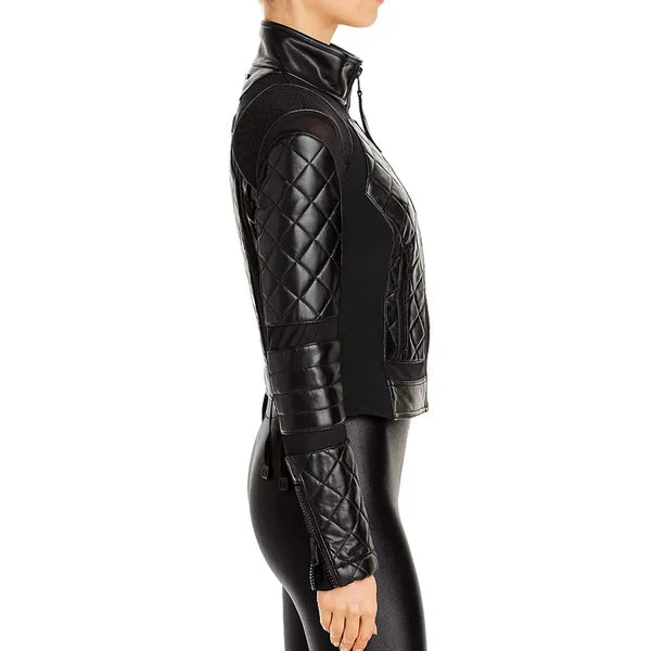 Blanc Noir Women’s Moto Jacket