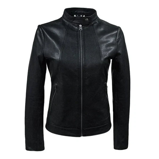 Women’s Black Prison Moto Jacket