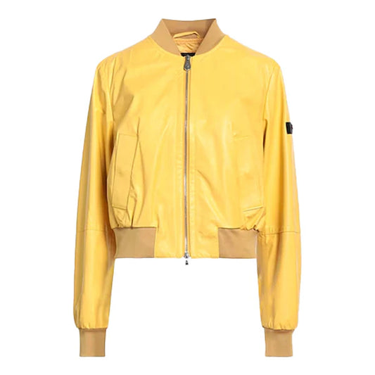 Women’s Yellow Bomber Jacket