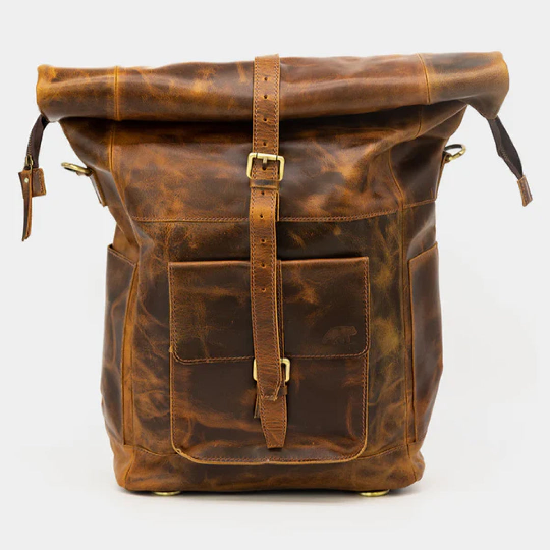 The Kobuk Leather Backpack-Leather backpacks-Real Leather Store