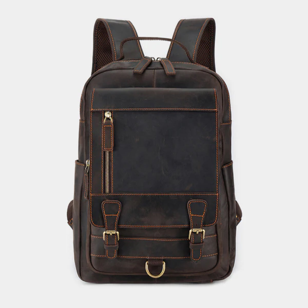 The Flappack Leather Backpack-Leather backpacks-Real Leather Store