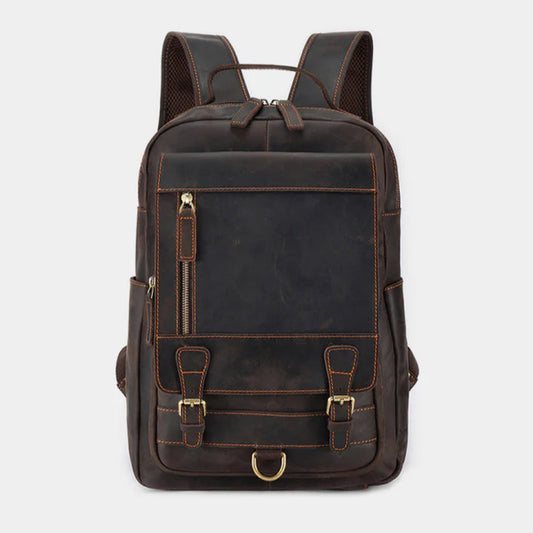The Flappack Leather Backpack-Leather backpacks-Real Leather Store