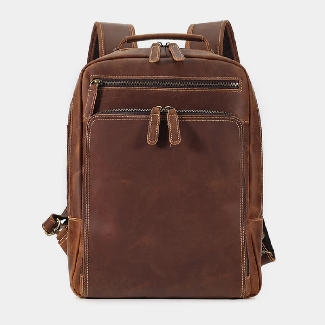The Kleos Leather Backpack-Leather backpacks-Real Leather Store