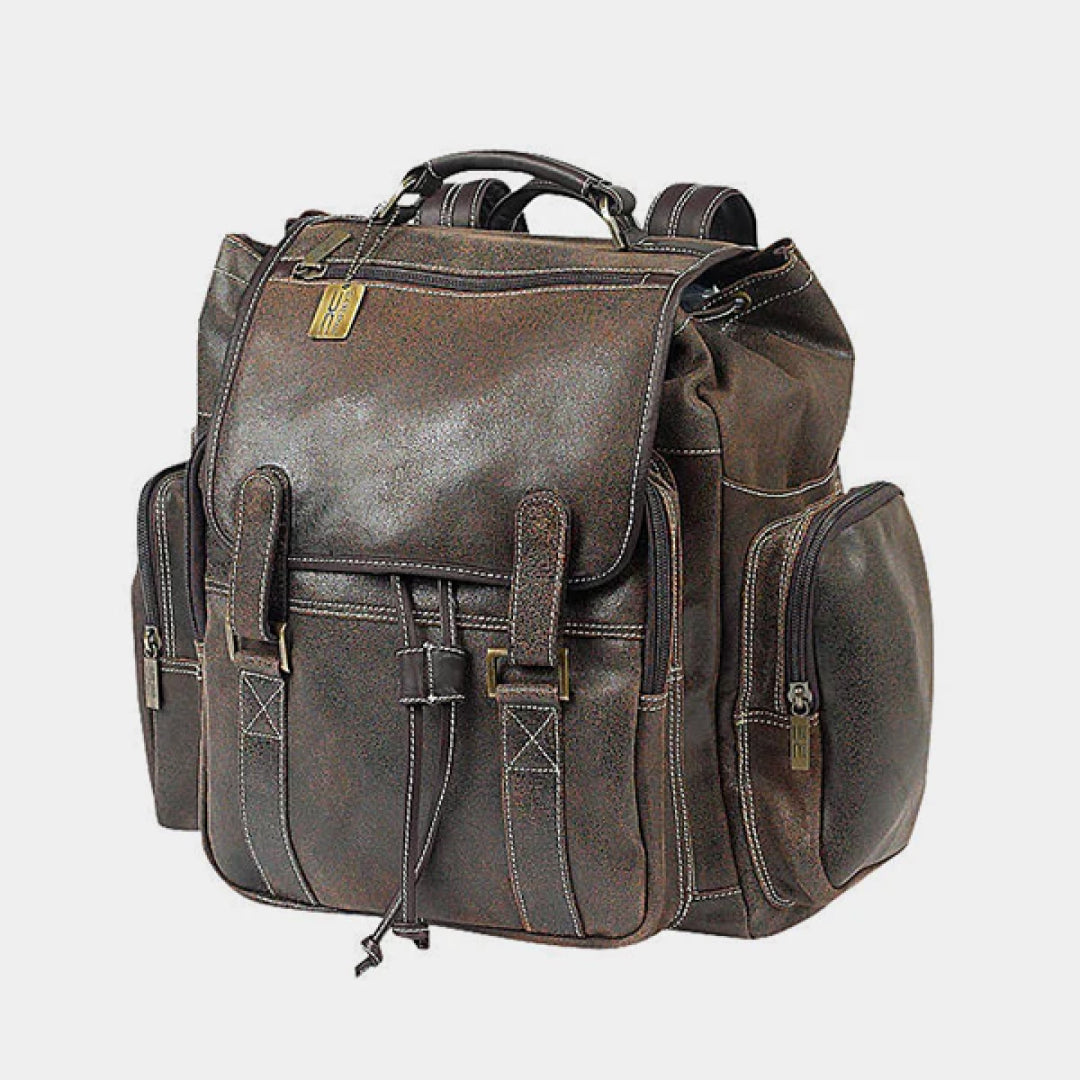 The Uptown Leather Backpack-Leather backpacks-Real Leather Store