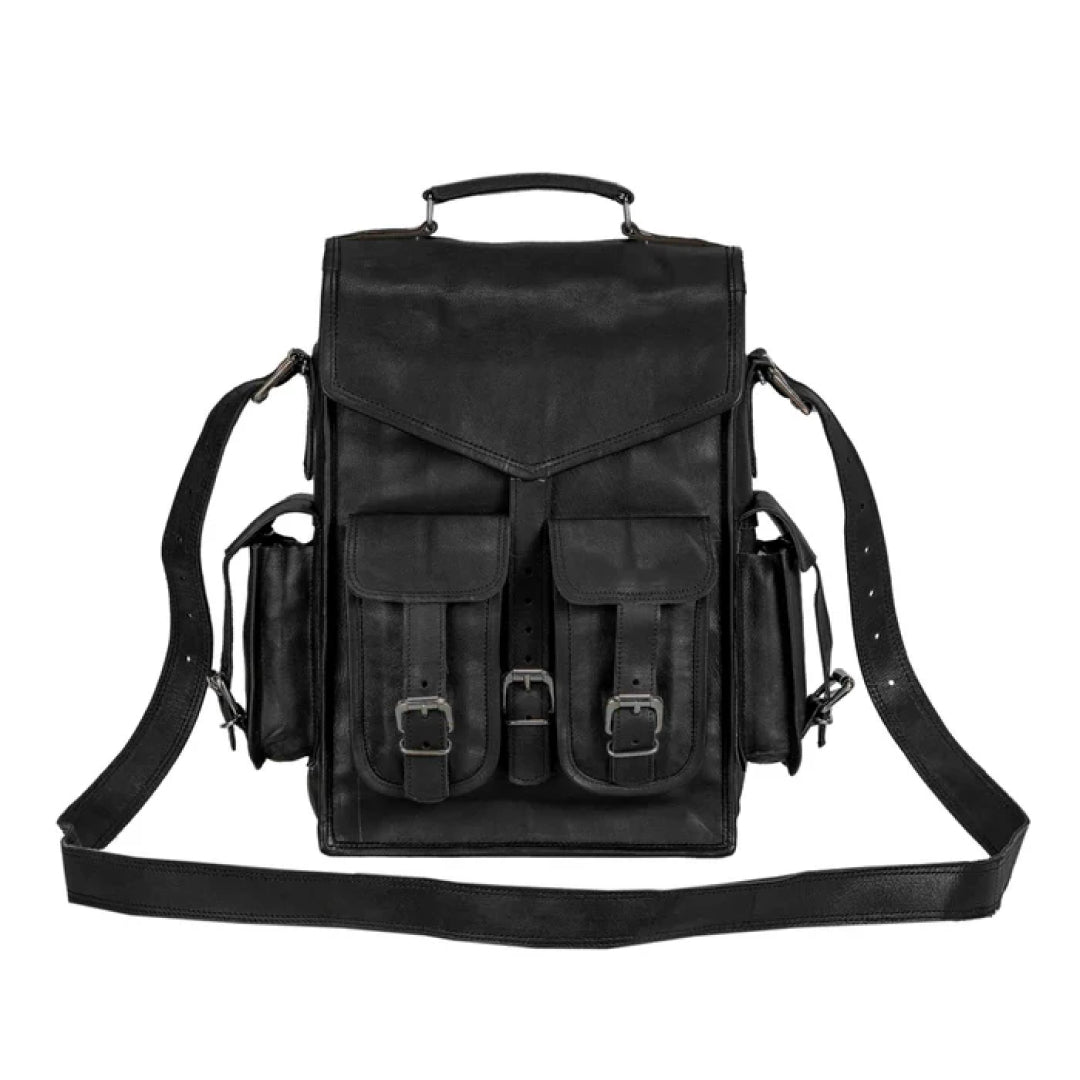 The Harper Convertible Leather Backpack-Leather backpacks-Real Leather Store