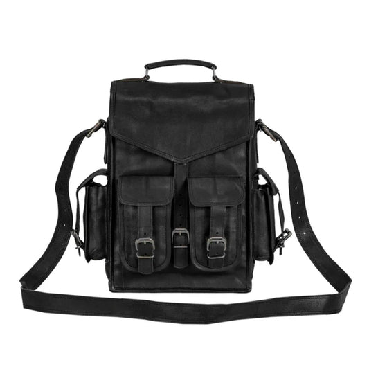 The Harper Convertible Leather Backpack-Leather backpacks-Real Leather Store
