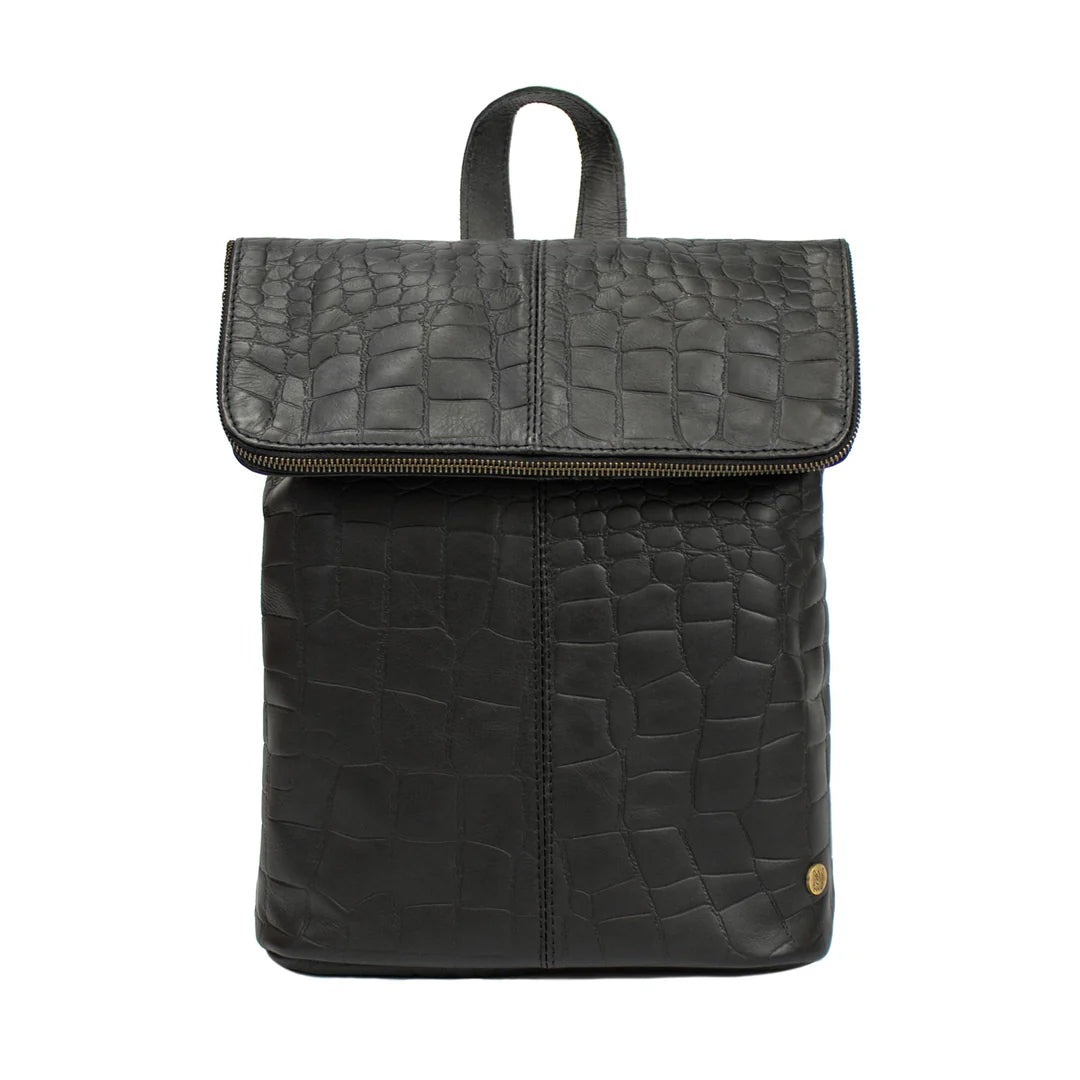 The Black Soho Leather Backpack-Leather backpacks-Real Leather Store