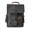 Texas Black Leather Backpack-Leather backpacks-Real Leather Store