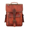 The Hughes Rustic Leather Backpack-Leather backpacks-Real Leather Store