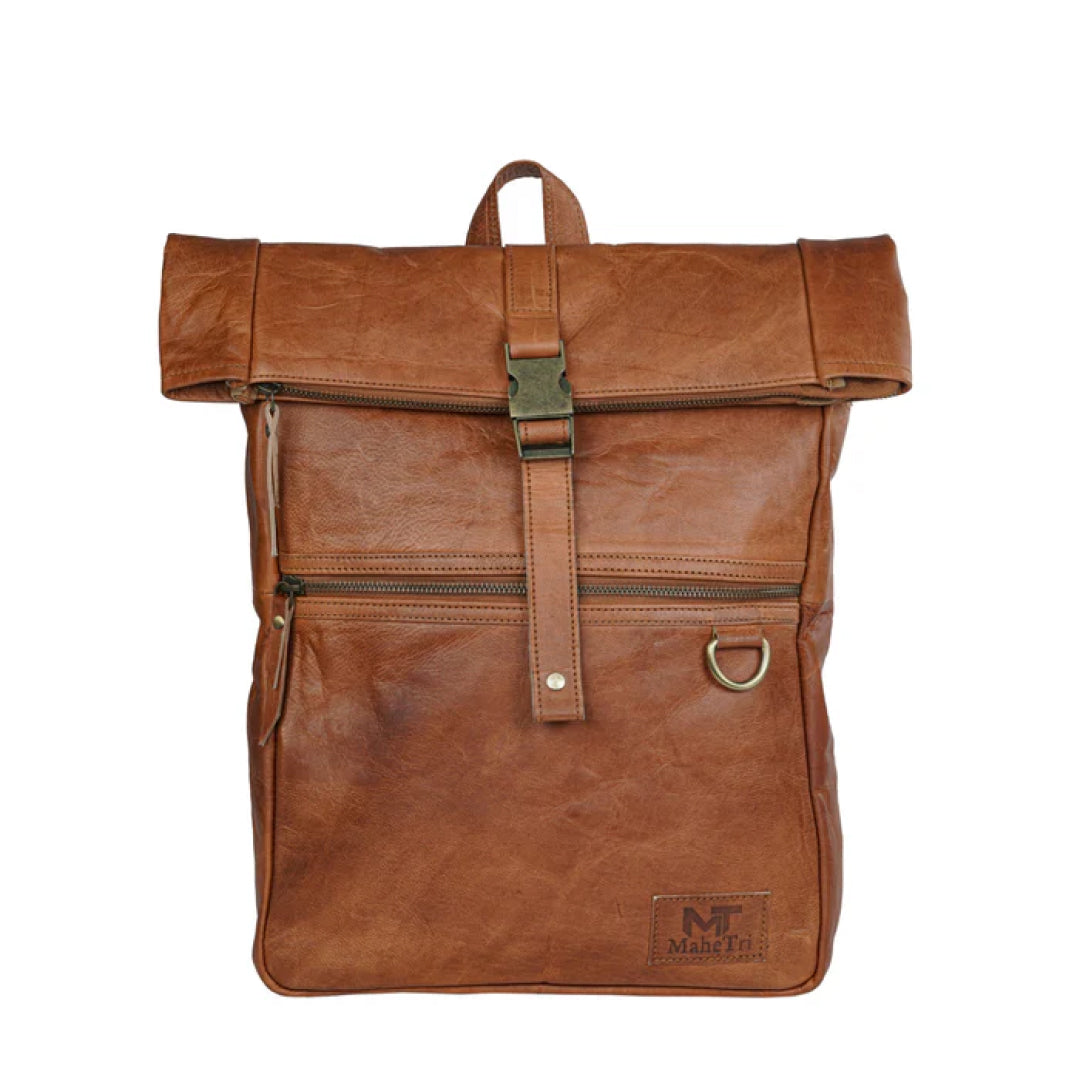 The Ortiz Rucksack Leather Backpack-Leather backpacks-Real Leather Store