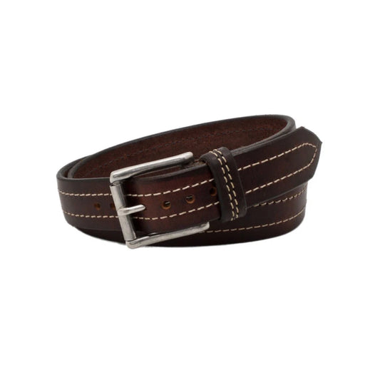 Men's Reddish Dutton Leather Belt-LB-Real Leather Store