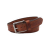Men's Brown Copperhead Leather Belt-LB-Real Leather Store