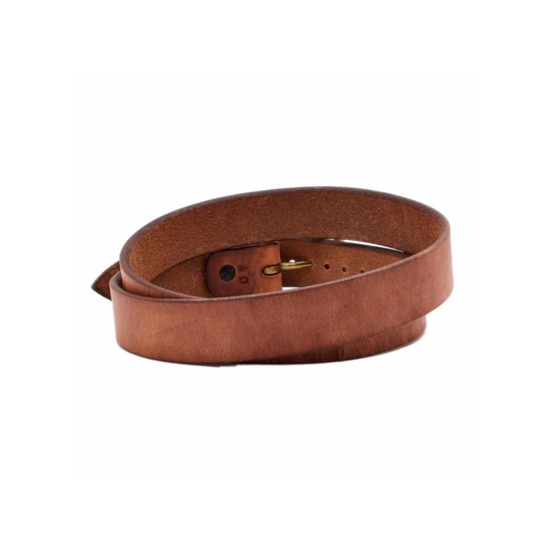 Men's Brown Classic Natural Leather Belt-LB-Real Leather Store