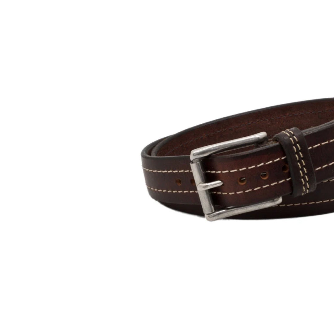 Men's Reddish Dutton Leather Belt-LB-Real Leather Store