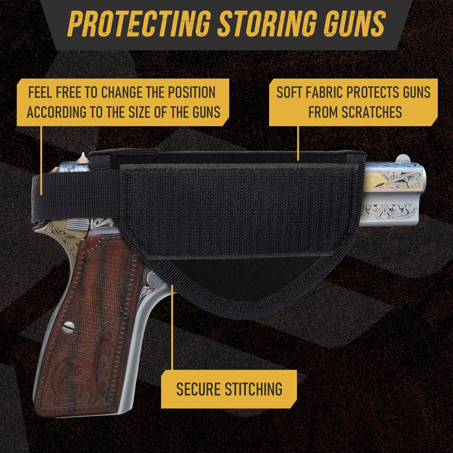 Tactical Leather Gun Holster