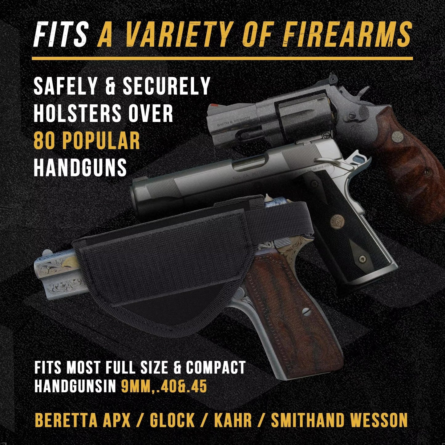 Tactical Leather Gun Holster