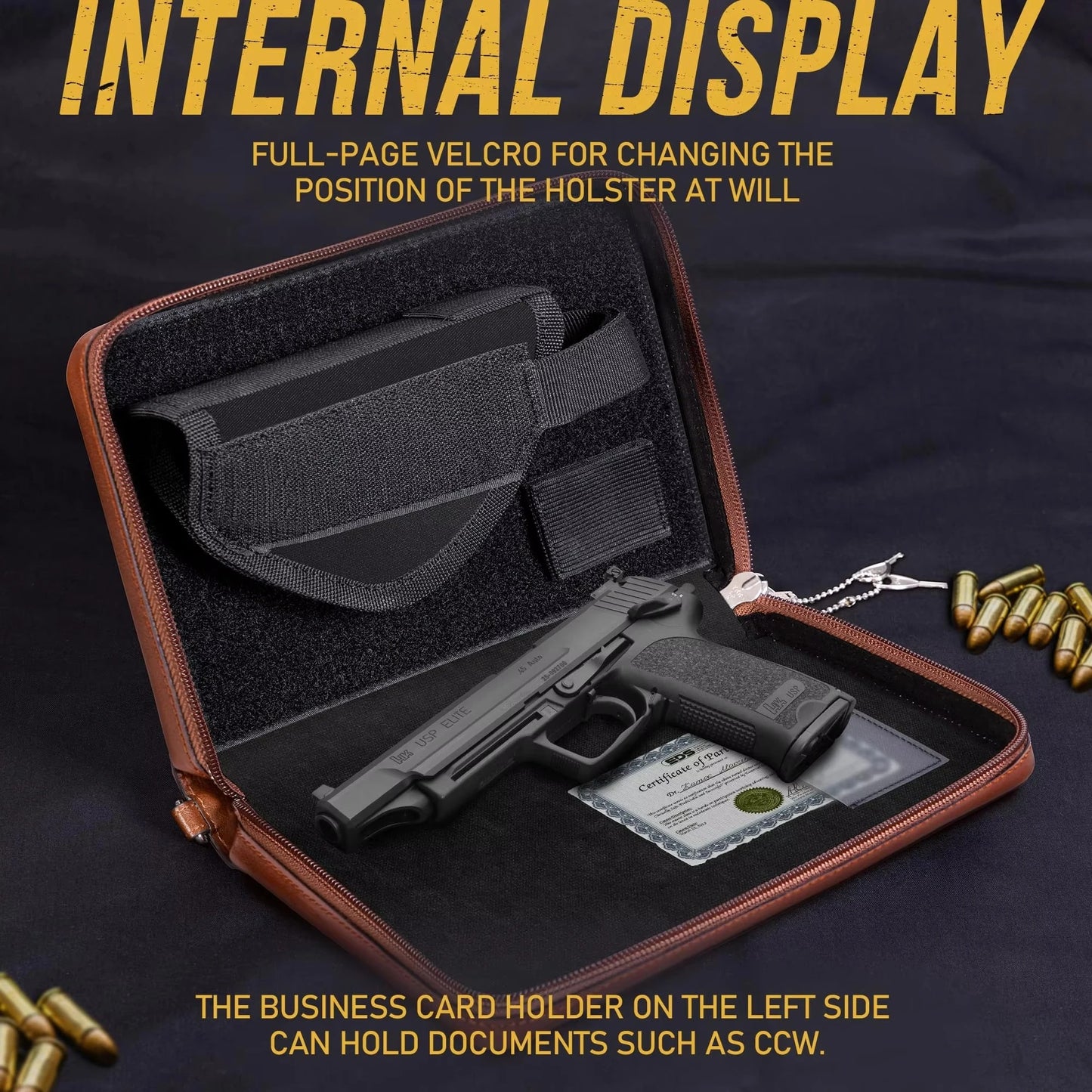 Tactical Leather Gun Holster