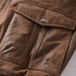 Air Force Flight Bomber Leather Jacket - Men’s Classic Style