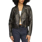 Michael Kors Women’s Moto-Style Leather Jacket