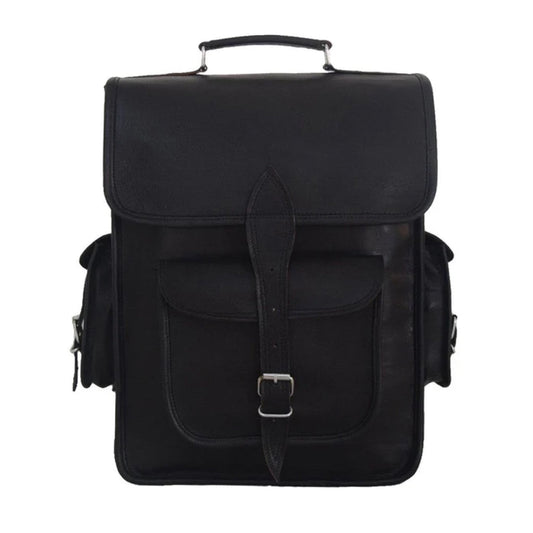 The Ghostbuster Laptop Leather Backpack-Leather backpacks-Real Leather Store