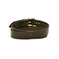 Men's Green Cedar Lane Leather Belt-LB-Real Leather Store