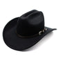 Classic Western Leather Cowboy Hat
