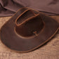 Retro British Cowhide Cowboy Hat