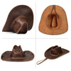 Retro British Cowhide Cowboy Hat