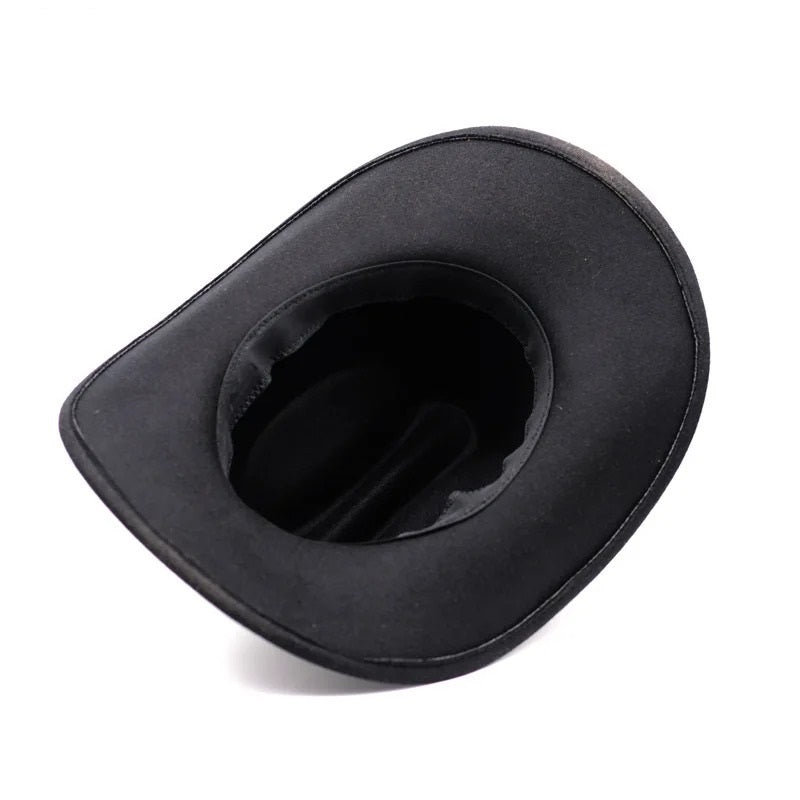 Classic Western Leather Cowboy Hat