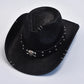 Men’s Vintage Faux Leather Cowboy & Jazz Hat