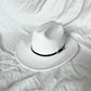 Classic Western Leather Cowboy Hat
